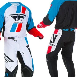 Fly Racing Evolution DST 2019 комплект, бело-красно-синий