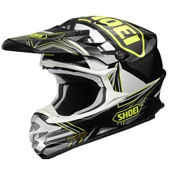 Shoei VFX-W Reputation TC-3 шлем кроссовый, желто-черный
