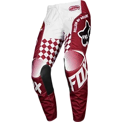 Fox Racing 180 Czar 2019 мотоштаны, красно-белый