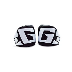 Накладка "G" на верх голенища мотобот Gaerne SG-12, бело-черный, левый