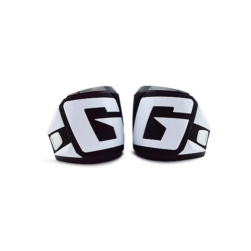 Накладка "G" на верх голенища мотобот Gaerne SG-12, бело-черный, левый