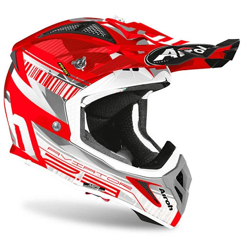 Airoh Aviator 2.3 Novak Red Chrome шлем внедорожный, красный