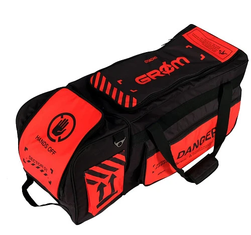 Grom MX Gearbag Danger Red сумка на колесах, черно-красный