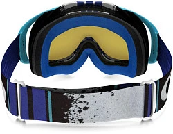 Oakley Crowbar Pinned Race мотоочки, синяя линза