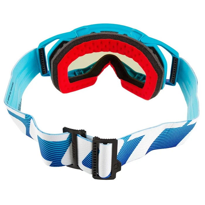 Scott Prospect Blue/White/Electric Blue Сhrome Lens мотоочки