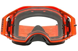 Oakley Airbrake Moto мотоочки оранжево-черный, прозрачная линза (OO7046-B6)
