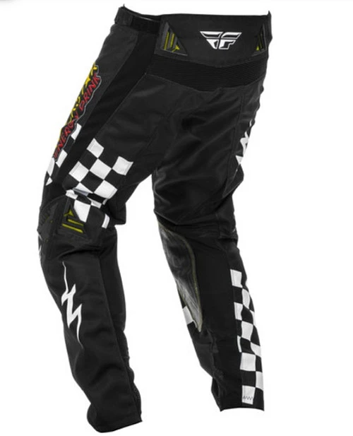 Fly Racing Kinetic Rockstar 2020 мотоштаны, черно-белый