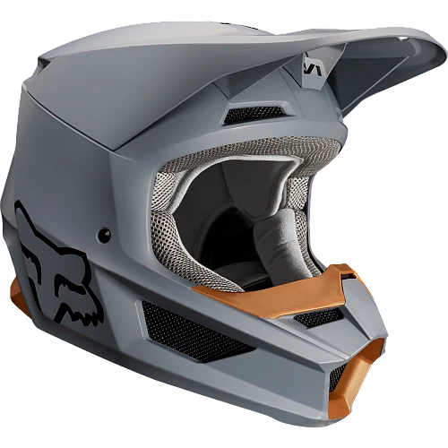 Fox Racing V1 Matte 2019 шлем кроссовый, серый