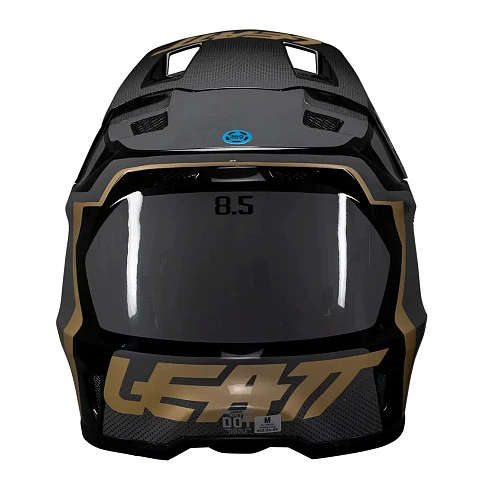 Leatt Kit Moto 8.5 V25 Black шлем кроссовый + Velocity 5.5 мотоочки, черный