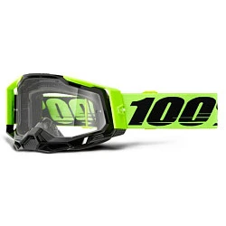 100% Racecraft 2 Neon Yellow / Clear мотоочки