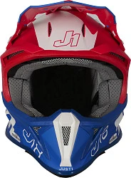 Just1 J18 Vertigo шлем кроссовый, сине-бело-красный матовый