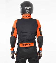 Kirasir джемпер с защитой локтей и плеч, черно-оранжевый