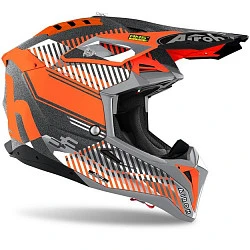 Airoh Aviator 3 Wave Orange Chrome шлем внедорожный