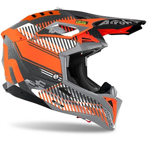 Airoh Aviator 3 Wave Orange Chrome шлем внедорожный, оранжевый