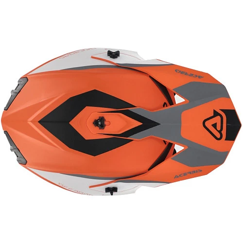 Acerbis Linear Orange/White шлем внедорожный