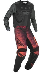 Fly Racing Kinetic Noiz/F-16 2021 комплект, черно-красный