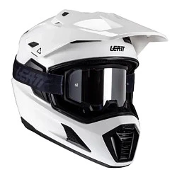 Leatt Kit ADV 8.5 White V25 шлем + Velocity 4.5 мотоочки