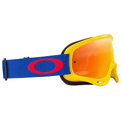 Oakley O-Frame Solid мотоочки, желто-синий, оранжевая линза (OO7029-46)