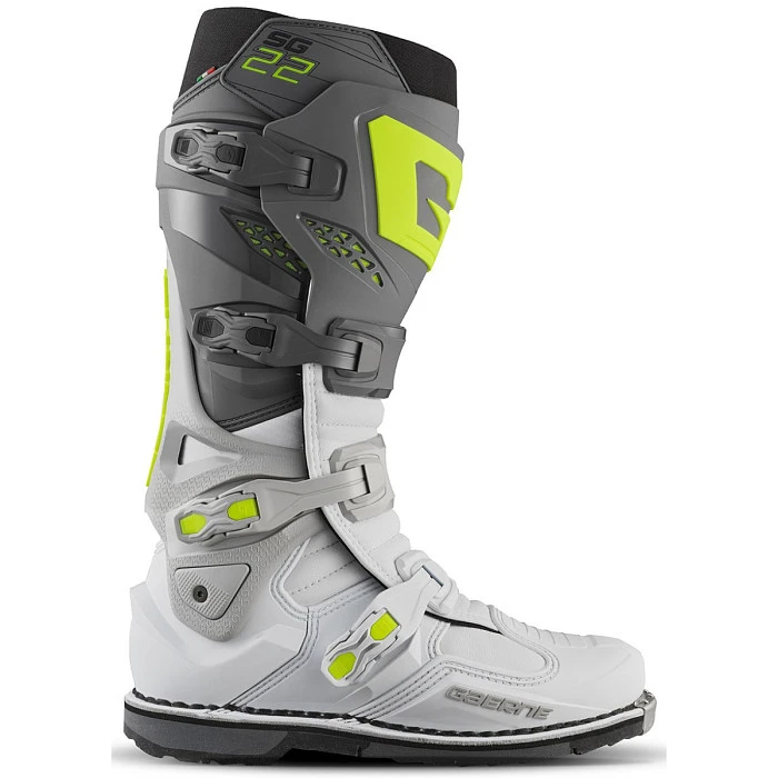 Gaerne SG22 Anthracite/White/Grey мотоботы кроссовые