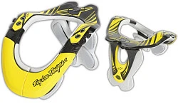 Alpinestars Troy Lee Designs Tech Carbon защита шеи, жёлтый