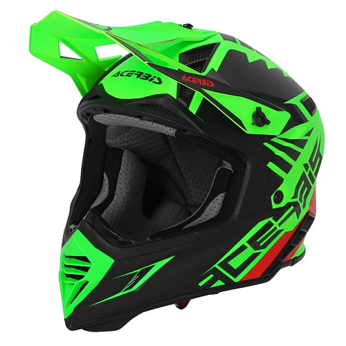 Acerbis X-Track 22-06 Fluo-Green/Black шлем внедорожный, зелено-черный