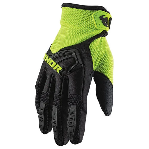Thor S20Y Spectrum мотоперчатки детские, черно-салатовый