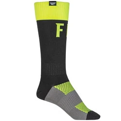 Fly Racing MX Pro Thin мотоноски, желто-черный