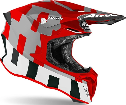 Airoh Twist 2.0 Frame Red Matt шлем внедорожный, красный матовый