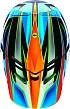 Козырек к шлему Fox V4 Race, сине-оранжевый