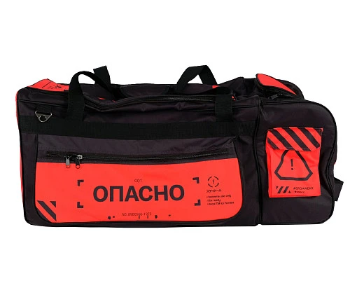 Grom MX Gearbag Danger Red сумка на колесах, черно-красный