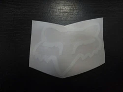 Fox наклейка плоттерная (10x8 см), белый