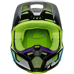 Fox Racing V1 Tro Aqua шлем кроссовый