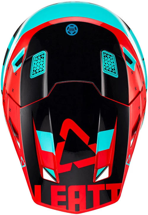 Leatt Kit Moto 7.5 V23 Fuel шлем кроссовый + Velocity 4.5 мотоочки