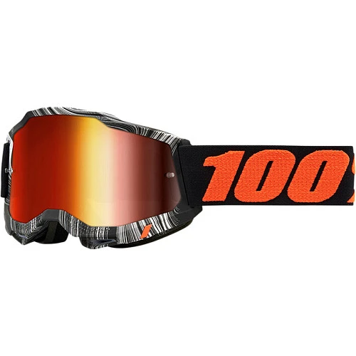 100% Accuri 2 Geospace / Mirror Red Lens мотоочки