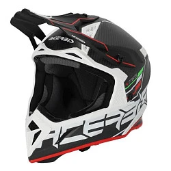 Acerbis Steel Carbon 22-06 Black/Red шлем внедорожный