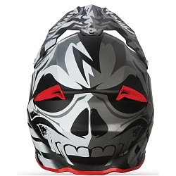 Airoh Twist Legend шлем внедорожный, черно-бело-красный