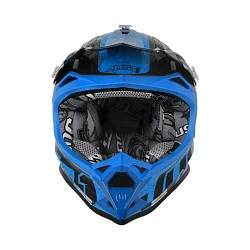 Just1 J32 Pro Swat Camo Blue Fluo шлем детский, сине-черный