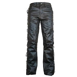 First M8030BRT Кожаные штаны на шнуровке, коричневый 38-46