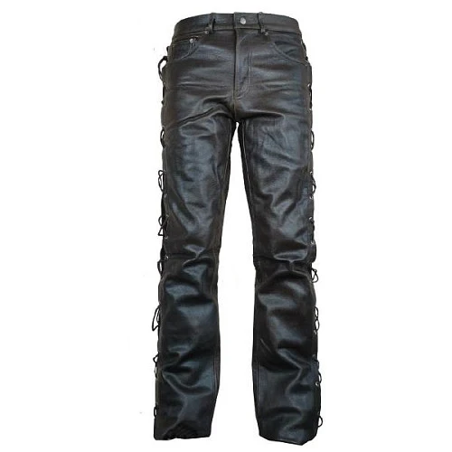 First M8030BRT Кожаные штаны на шнуровке, коричневый 38-46