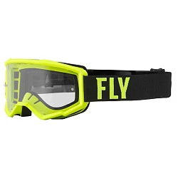 Fly Racing Focus 2022 мотоочки, желто-черный