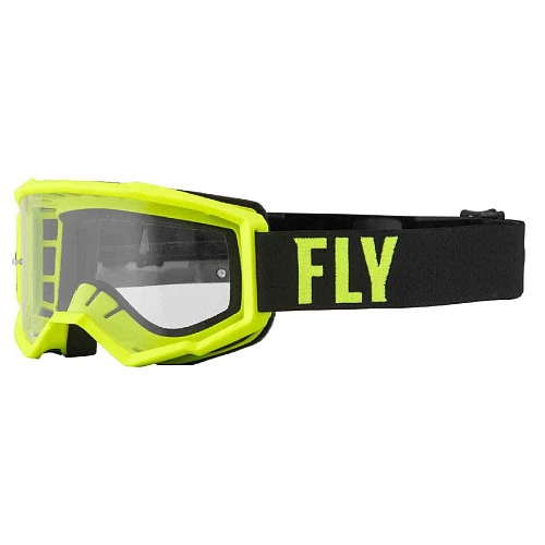 Fly Racing Focus 2022 мотоочки, желто-черный