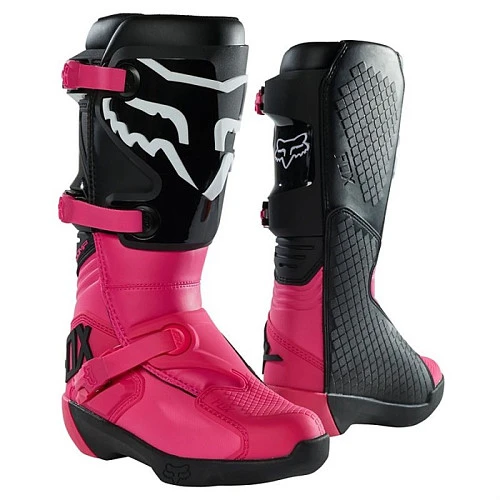 Fox Comp Womens 2023 мотоботы женские, чёрно-розовый