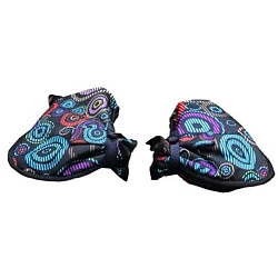 Blind Pigeon Warm Hands муфты на руль, черно-голубой