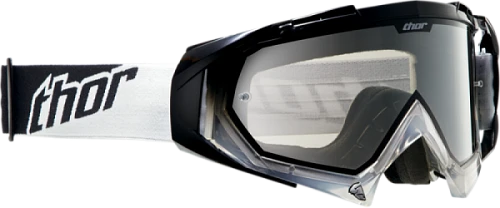 Thor Hero Bk/Trans мотоочки, черно-белый