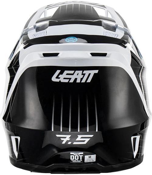 Leatt Kit Moto 7.5 V23 White шлем кроссовый + Velocity 4.5 мотоочки