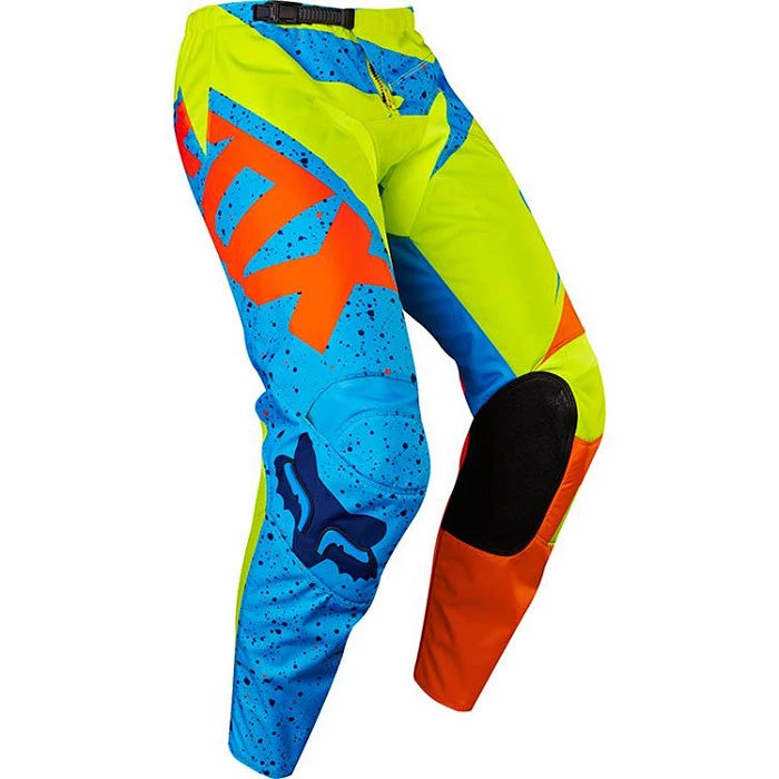 Fox Racing 180 Nirv Youth мотоштаны подростковые, желто-синий