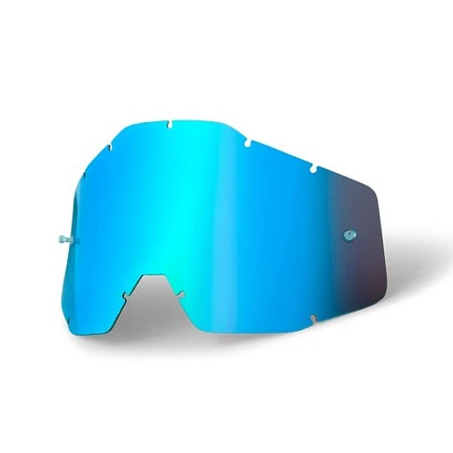 100% Accuri/Strata Anti-Fog Blue Mirror Youth линза подростковая, синий зеркальный