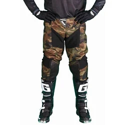 Blind Pigeon мотоштаны, зеленый камуфляж