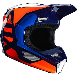 Fox Racing V1  Prix 2020 Lovl SE Orange/Blue шлем кроссовый