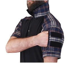 Phoenix Scout рубашка с коротким рукавом в клетку, коричневый